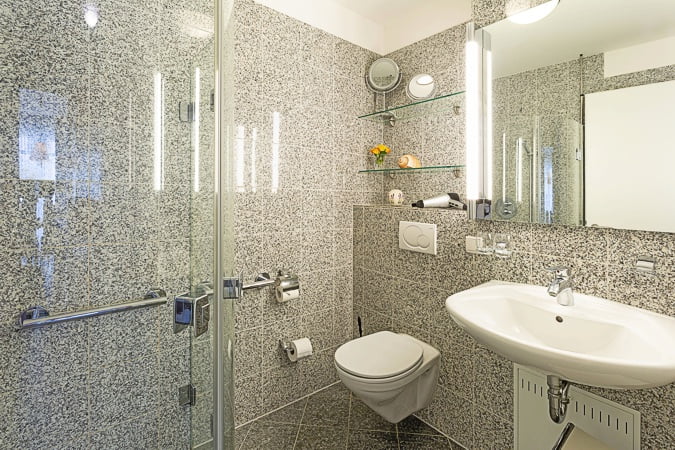 Appartement Nixe - Bad mit Granitfliesen