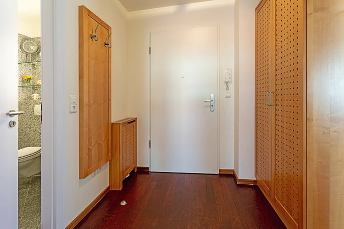 Appartement Nixe - Flur und Zugang zum Bad