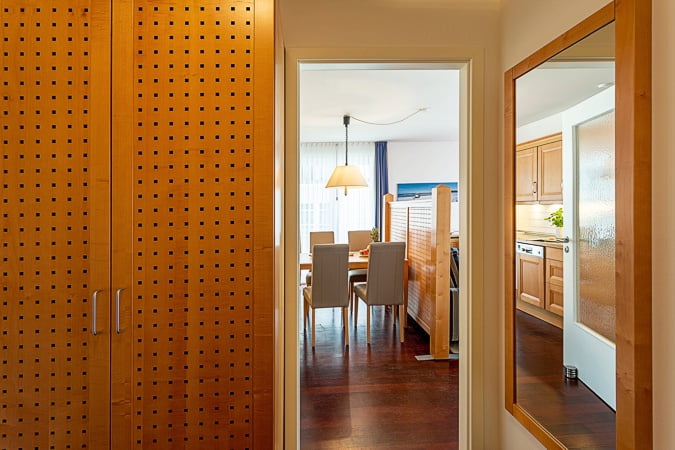 Appartement Nixe - Ansicht vom Flur aus