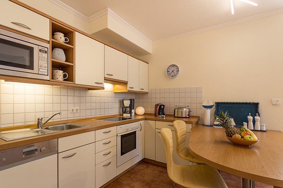 Appartement Seeluft - komplett ausgestattete Einbauküche