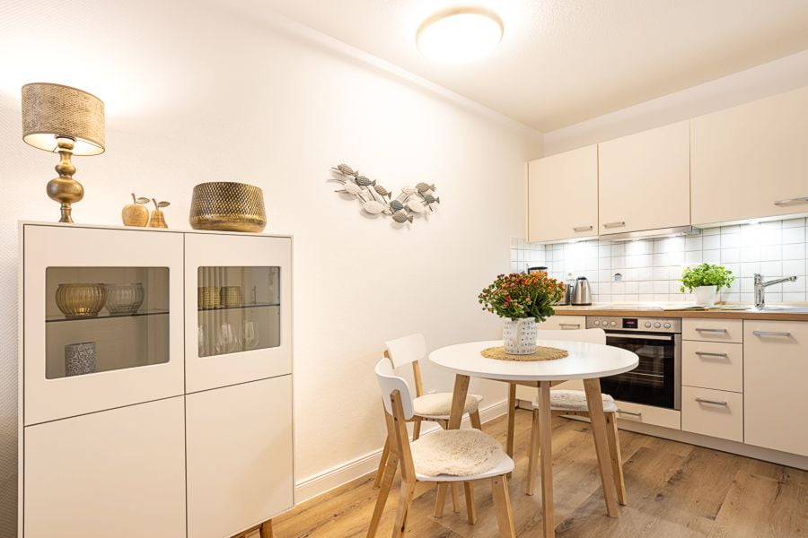 Appartement 23 - Küchenzeile und Essplatz