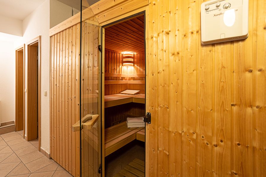 Gemeinschaftliche Sauna im Haus