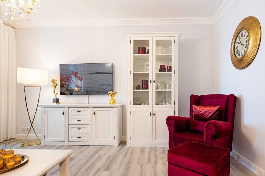 Wohnraum mit Smart-TV