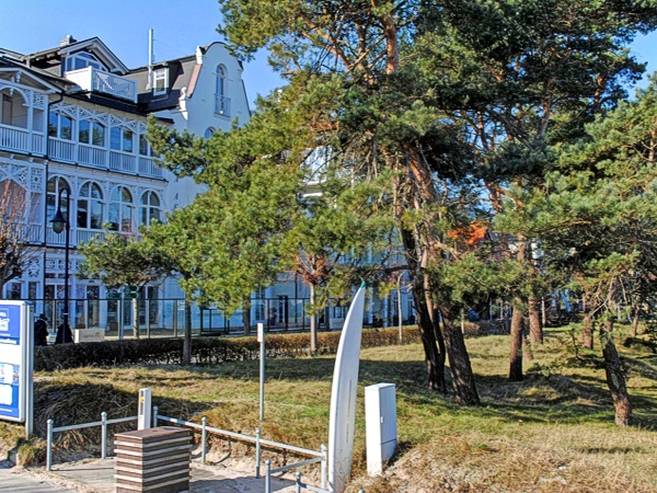 Villa Aegir - Ansicht von der Strandpromenade