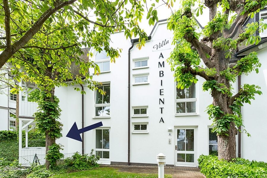 App. Wellenreiter - Lage in der Villa Ambienta