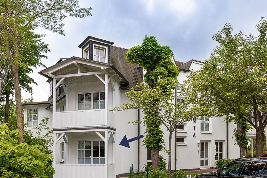 App. Wellenreiter - Lage in der Villa Ambienta