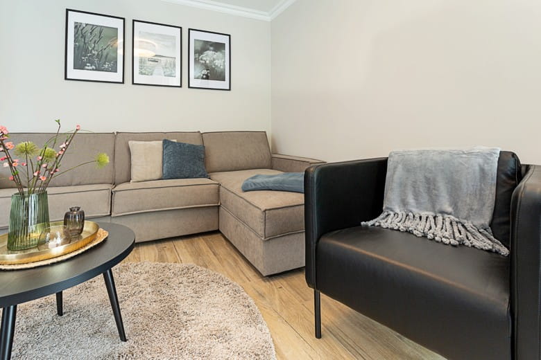 Villa Vesta Appartements 1. OG - Wohnraum Sitzecke